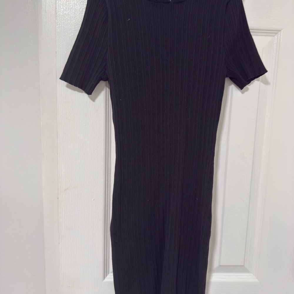 Bodycon Ribbed Knit Dress(2) - Picture 2 of 4